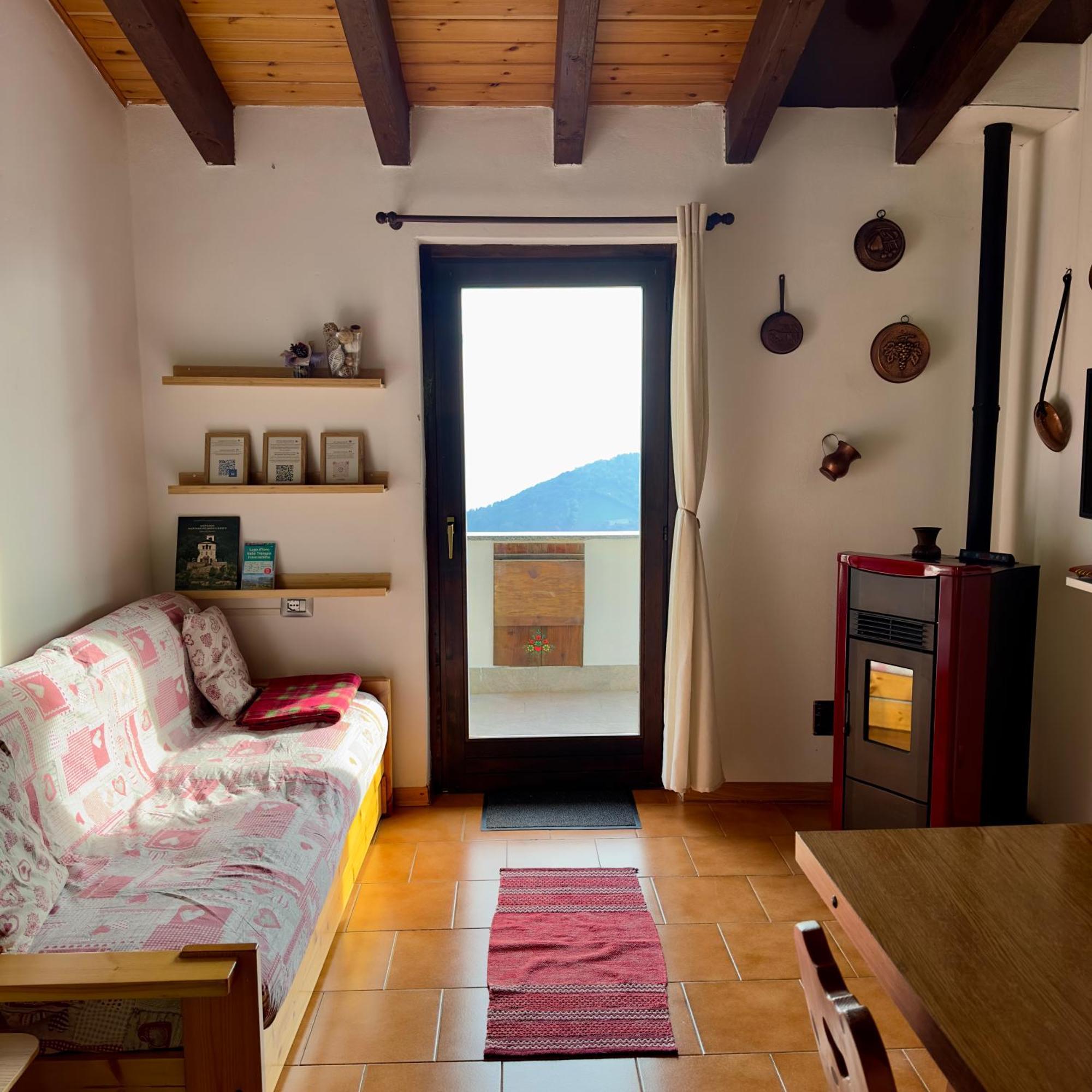 Appartement Panorama 1200, In The Heart Of The San Fermo Hills à Adrara San Rocco Extérieur photo